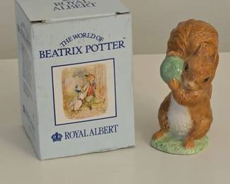 Royal Albert Beatrix Potter Squirrel Nutkin Figurine