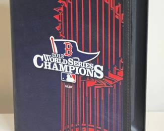 Boston Red Sox World Series Champions Binder