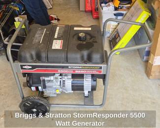 Briggs  Stratton StormResponder Watt Generator