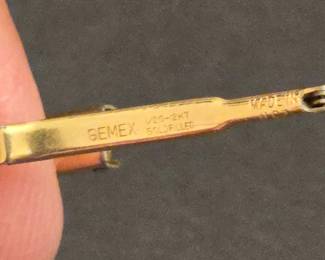 Gruen VeriThin K Gold Filled Womens Watch with Gemex Bracelet 