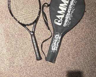 Gamma Diamond Fiber C. OS Tennis Racket with Case