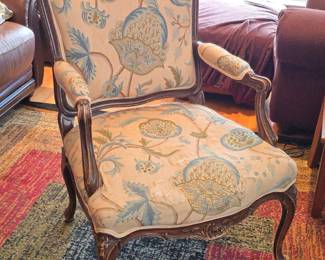 Antique French Louis XV Style Armchair