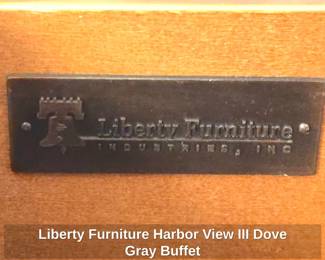 Liberty Furniture Harbor View III Dove Gray Buffet second image