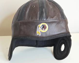 Washington Redskins Vintage Leather Football Helmet second image