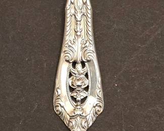 Wallace Sterling Silver Rose Point Pattern Flatware Set 