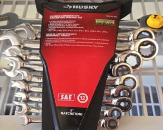 Husky Piece Combination Ratcheting Wrench Set