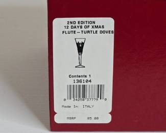 Waterford Crystal Days of Christmas Collection  Turtle Doves Flute second Edition third image