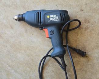 Black  Decker . Amp Corded Drill