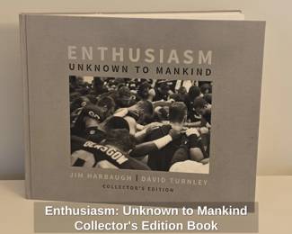 Enthusiasm Unknown to Mankind Collectors Edition Book