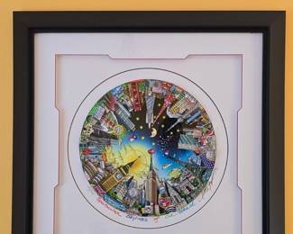 Charles Fazzino Spectacular Skylines of Our World Limited Edition Lithograph