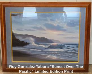 Roy Gonzalez Tabora Sunset Over The Pacific Limited Edition Print