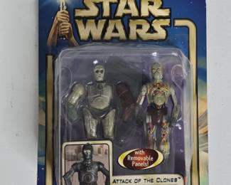 Star Wars Attack of the Clones CPO Protocol Droid Action Figure Set