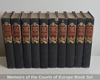 Memoirs of the Courts of Europe Book Set