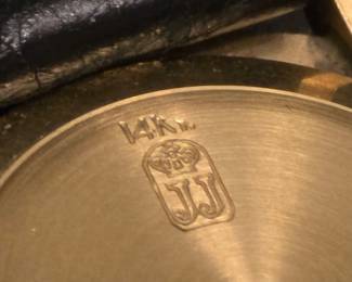 Jules Jurgensen 14K Gold Womens Watch 