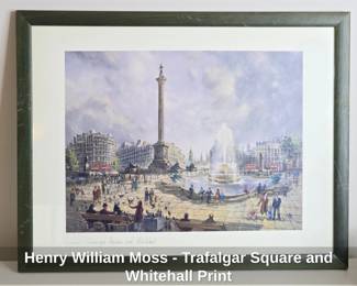 Henry William Moss  Trafalgar Square and Whitehall Print