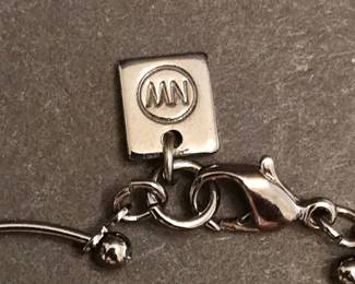 Nine West NW Logo Toggle Clasp Necklace second image