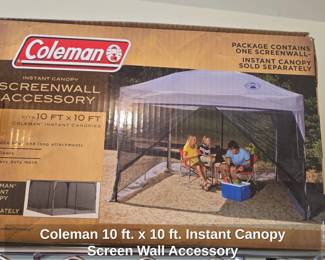 Coleman ft. x ft. Instant Canopy Screen Wall Accessory