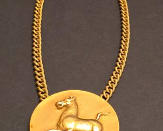 Alva Museum Replicas Horse Pendant Necklace