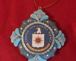 Central Intelligence Agency CIA Christmas Ornament