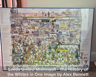 Leeds United Mishmash  The History of the Whites in One Image by Alex Bennett