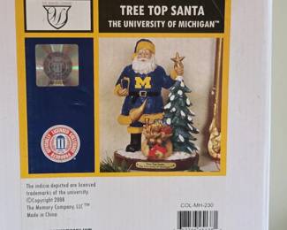The Memory Company Tree Top Santa  University of Michigan