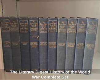 The Literary Digest History of the World War Complete Set