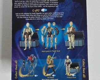 Star Wars Attack of the Clones CPO Protocol Droid Action Figure Set second image