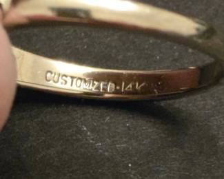 14k Gold Diamond Ring