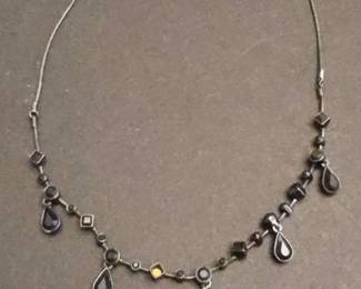 Monet Crystal Cascade Necklace