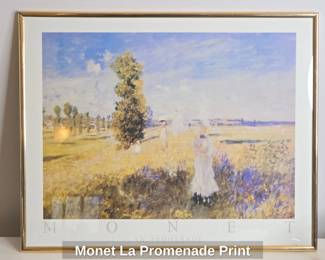 Monet La Promenade Print