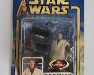 Star Wars Attack of the Clones Anakin Skywalker Outland Peasant Disguise Action Figure