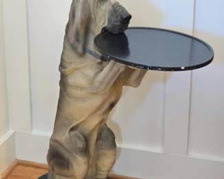 Bombay Company Sir Hawthorne Hound Dog Butler Serving Tray