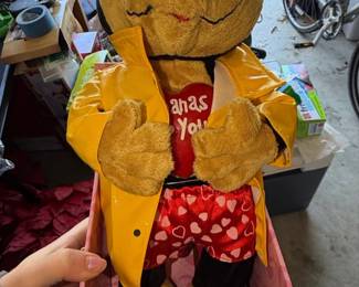 Gemmy I Like To Move It Flirty Flashers Monkey Plush Toy