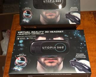 Utopia Virtual Reality D Headset with Bluetooth Controller