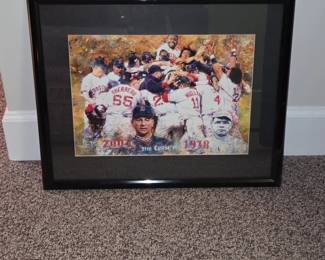 Boston Red Sox The Curse is Broken Commemorative Artwork