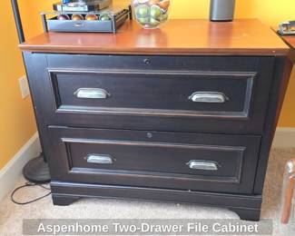 Aspenhome TwoDrawer File Cabinet