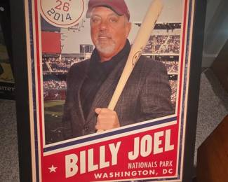 Billy Joel Nationals Park Concert Poster