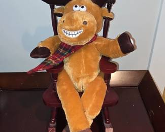 Dan Dee Rocking Chair Singing Moose