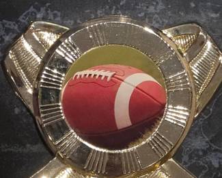 Braylon Edwards Autographed Michigan Wolverines Football Photo  Rookie Card Plaque third image