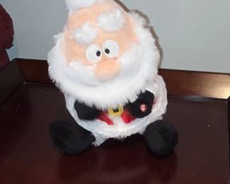Gemmy Animated Santa Claus Plush Toy