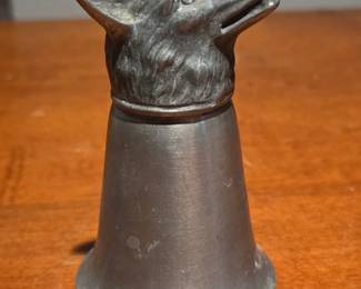 Pewter Fox Head Shot Glass or Goblet