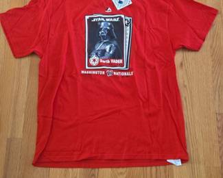 Majestic Star Wars Darth Vader Washington Nationals TShirt