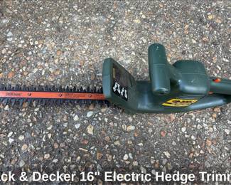 Black  Decker Electric Hedge Trimmer