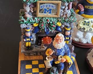 University of Michigan Wolverines Santas Treats Figurine