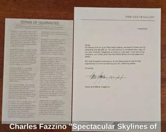 Charles Fazzino Spectacular Skylines of Our World Limited Edition 