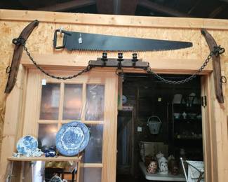 Primitives saw and one of all kinds Hames candleholder