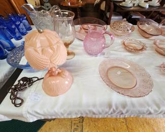 Old Boudoir lamp, small repair