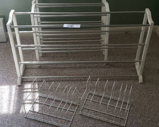 Lot 93: Metal Storage Racks and Wire Organizers