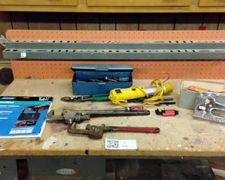 Lot 124: Assorted Hand Tools and Workshop Supplies