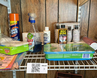 Lot 3: Assorted Household Cleaning Supplies and Stain Removers